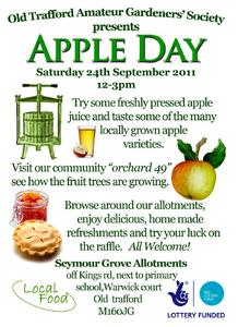 Publicity flier for Apple Day